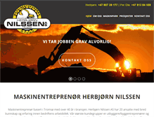 Tablet Screenshot of herbjornnilssen.no